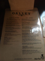 The Newport Galley menu