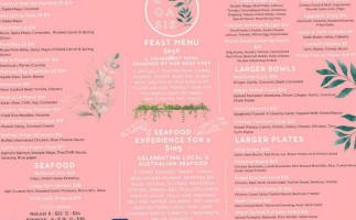 L'oasis Cafe Bar Restaurant menu