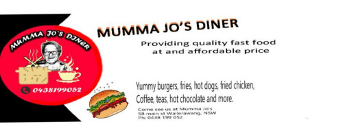 Mumma Jo’s Diner menu