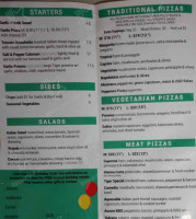 Lipari Pizza menu