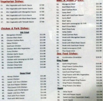 Viet Cafe menu