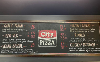 City Pizza menu