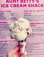 Aunt Betty's Ice Cream Shack menu