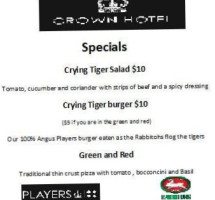 Players Crown Surry Hills food