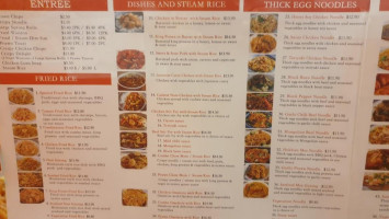 Rice And Noodle Hut menu