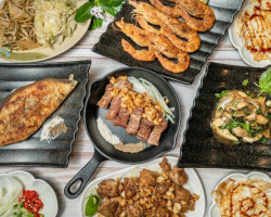 Dà Bù Tiě Bǎn Shāo Hàn Kǒu Diàn food