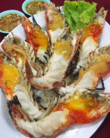 บ กุ้งเผา food