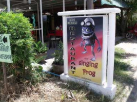 The Singing Frog Maenam outside