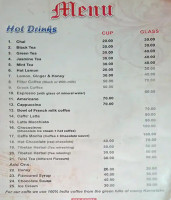 Varanasi Cafe menu