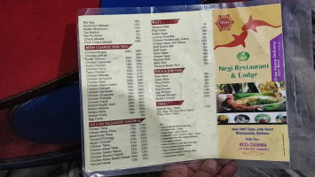 Negi In Jolly Grant Bhaniyawala Dehradun menu
