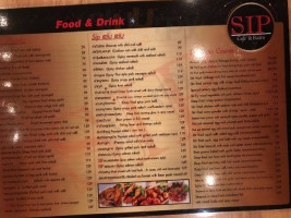 Sip Cafe Bistro menu