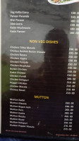 Shanthi Bites menu