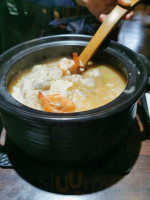 Cháo Zhōu Fǔ Shā Guō Zhōu food