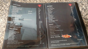 Virsa Resorts menu