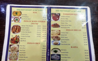 Hari And Cafe Hub menu