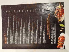 Castle Taj Indian Restaurant menu