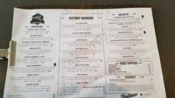 Victory Hotel menu