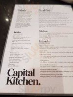 Capital Kitchen menu