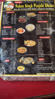 Nahar Singh Punjabi Dhaba menu