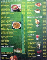 Green Palace menu