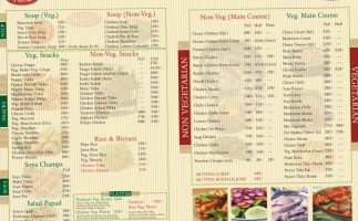 Chawlas2 Since 1960 menu