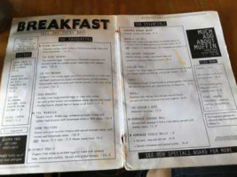 Black Toast Cafe menu