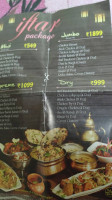 Hyderabadi Hut menu