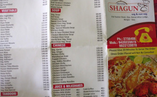 Shagun menu