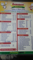 Bawarchi Biriyani menu