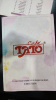Cafe Tato menu