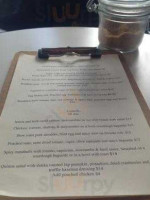 Gnome Espresso and Winebar menu
