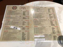 Lynn Shanghai Cuisine @ The Castlereagh Club menu