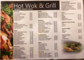 Hot Wok 'n ' Grill menu