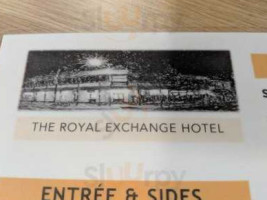 Royal exchange hotel menu