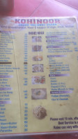 Kohinoor Punjabi Dhaba menu