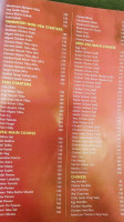 The Curry Café menu