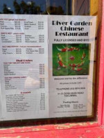 River Garden Chinese Tocumwal menu