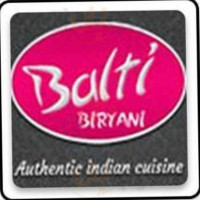 Balti Biryani food