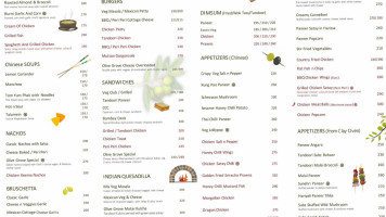 Olive Grove menu