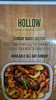 The Hollow Beach Bar and Grill food