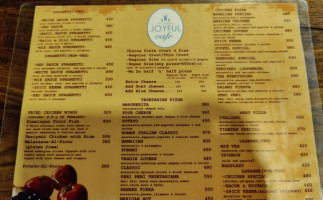 Joyful Café menu