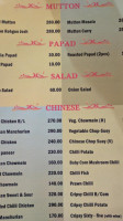 City Dhaba menu