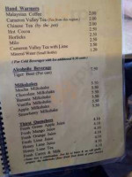 The Lord's Cafe menu