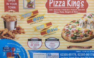 Pizza King's food