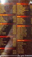 Wow Bengal menu