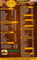 Kathi Junction menu