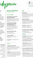 Ladygreen Brighton menu
