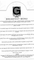 The George menu