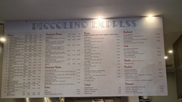 Piccolino Express (takeaway) menu