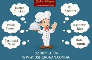 Josh-e-Rogan menu